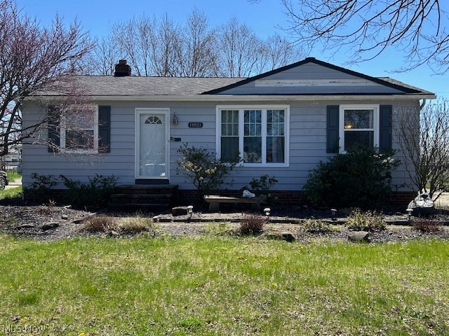 Solid Ranch Style home with vinyl siding and replacement windows, located in a desirable Parma neighborhood. Great starter home. Hardwood floors throughout(need refinishing). Granite countertops and Stainless Steel appliances which remain along with washer & dryer. Nice sized backyard, fully fenced with heavy duty black chain link and 10'x 9' covered patio. Air Conditioner and sump pump replaced in 2022, Sump pump failed, replaced and remediated. Drywall and flooring not replaced. Furnace replaced 2016 and serviced 2026. Home needs some TLC and updating. This home is priced to sell fast and won't last long. Call today to schedule your personal viewing.