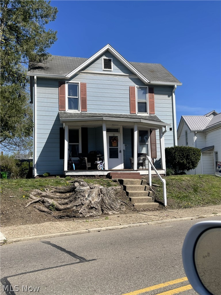 Amazing Investment Opportunity in the heart of Coshocton! This hard to find duplex has two solid tenants in place, upper and lower units and many dramatic improvements to include a/c, deck, new upscale appliances inlower unit, new kitchen cabinets/butcher block counters, off street parking, washer/dryers in both units. If you've dreamed of purchasing your first investment, or adding to your existing portfolio, this is your chance and is priced to sell! Upper two bedroom rented $735, lower 2 bedroom rented $860. Tenants pay for gas and electric, owner pays water/trash separately. Washer/dryers all appliances convey with sale for both units. Tenant occupied, must give 24 hr notice to show.