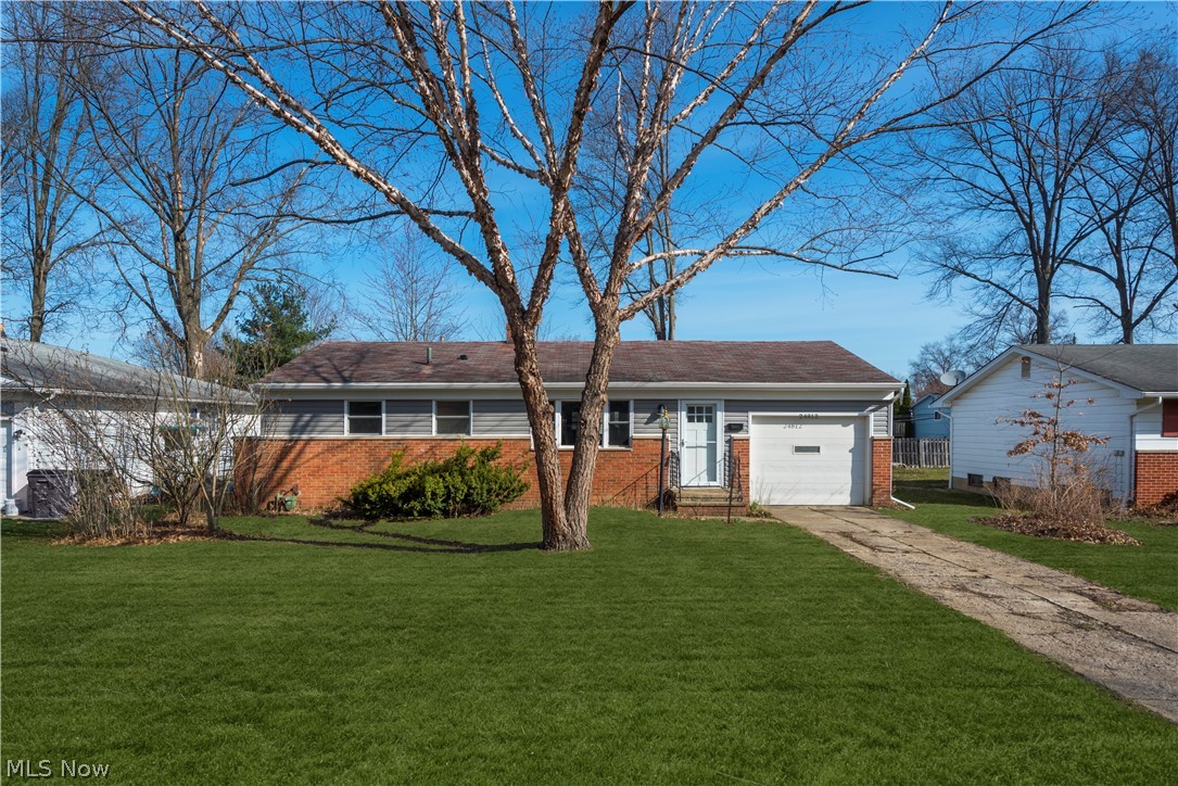 Welcome home to this completely renovated three bedroom RANCH, This home is like a new build with New windows, gutters, siding, interior and more. The sellers of this home have done it all and completely. The only thing missing are you and your personal touches. From the front door you enter in the living room that flows into the eat in kitchen. The 3 bedrooms are down the hall with a bright new bathroom and linen closet. The kitchen has all new appliances and a nice deep pantry. Off the kitchen is a great space to sit and put on your shoes on. from here you access the garage and the basement has the laundry hook ups all ready.