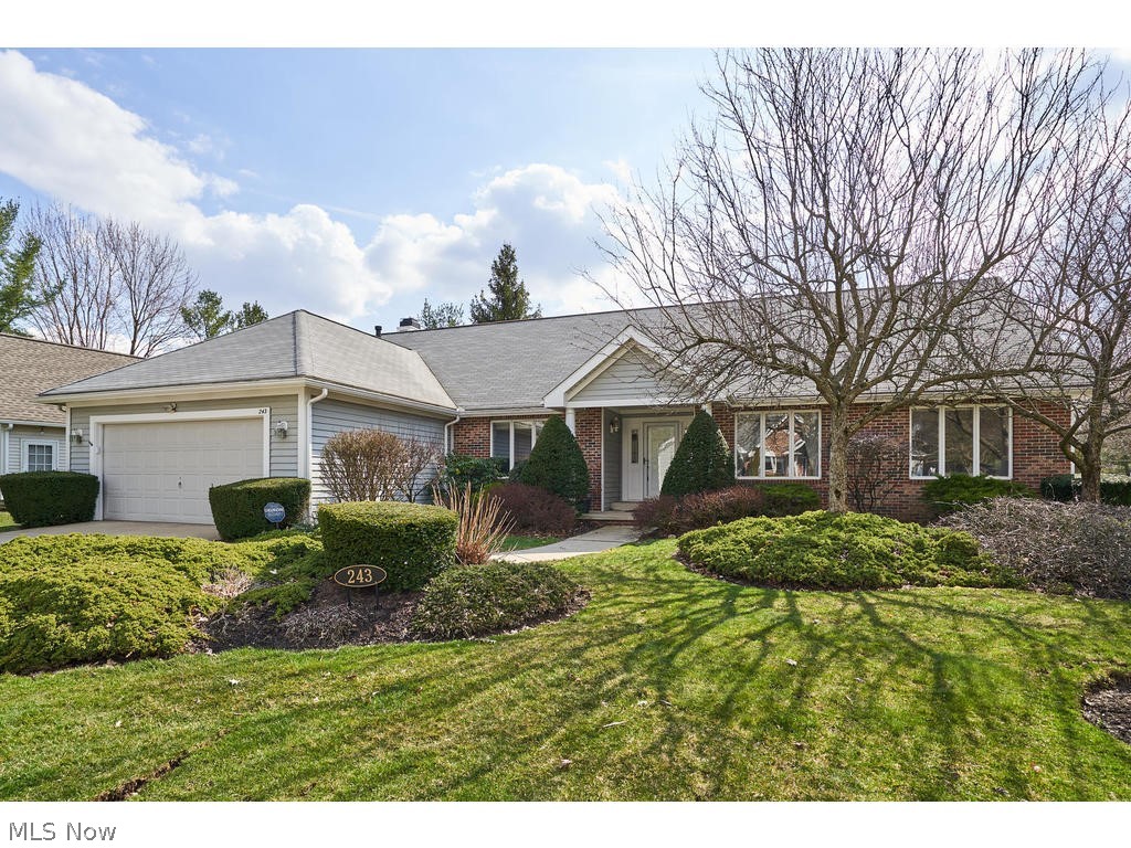 Great floor plan in this meticulous 3 bedroom, 2.5 bath RANCH home with fantastic water views in Bath's Village of Crystal Lakes.  Spacious kitchen is completely open to the breakfast room and family room w/fireplace. Sliders from family room lead to fantastic deck & patio that overlooks the water- ideal for outdoor entertaining. Also enjoy water views from the owner's suite and living room. Large formal dining room.  1st floor laundry/mud room. Enjoy the maintenance free living of the Village of Crystal Lakes. Amazing location- minutes from the Montrose shopping and restaurant district as well as highways.