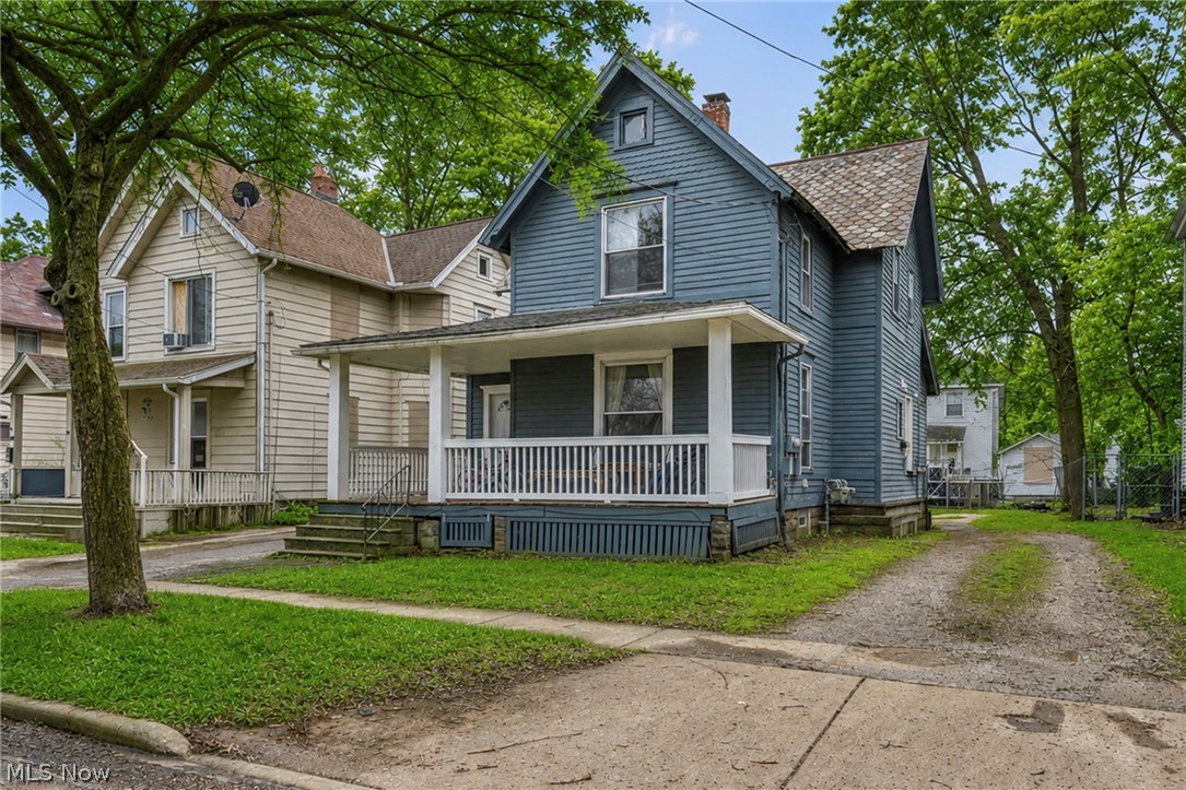 Great turn-key investment property! This duplex features 2 bedroom & 1 full bath on each unit. A large living room, remodeled kitchen & an updated full bathroom are found in each move in ready unit. The basement provides ample storage and has been recently waterproofed(2022). Newer Hot water tanks 2019 up & 2019 down; Sump pump(2022), Newer Furnaces 2021 up, 2017 down. New fridges in both units. Both units are occupied with wonderful tenants. The downstairs tenant is month to month paying $875 and upstairs tenant's lease expires on 12/31/2026 and they are paying $720. $1595 a month in rent, great cash flowing double Tenant pays all utilities except water and sewer! No showings until the offer is accepted. House has a slate roof but it's in a good condition. Great location close to shopping areas, downtown Elyria, Schools and much more! Call today!