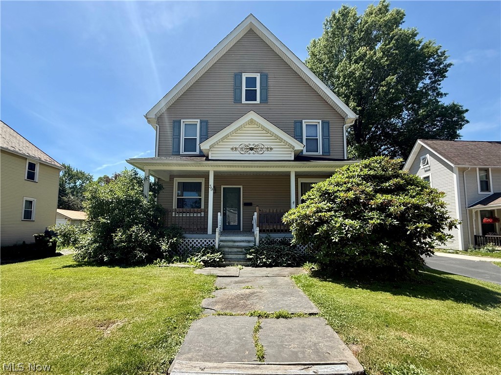Step into the charm and character of this historic Columbiana property! Beautiful original hardwood, a stunning cherry staircase and timeless architectural details create a warm and inviting atmosphere throughout. Original hardwood floors remain beneath the carpeting on the main level, offering an opportunity to restore their natural beauty. The spacious primary bedroom features soaring cathedral ceilings and a unique loft area, adding character and versatility to the space. Generous room sizes and a flexible floor plan provide numerous possibilities for future use. Whether you're looking to restore and personalize a historic home or explore investment opportunities, this property offers exceptional potential. Bring your vision and appreciate the craftsmanship, character and possibilities this unique property has to offer.