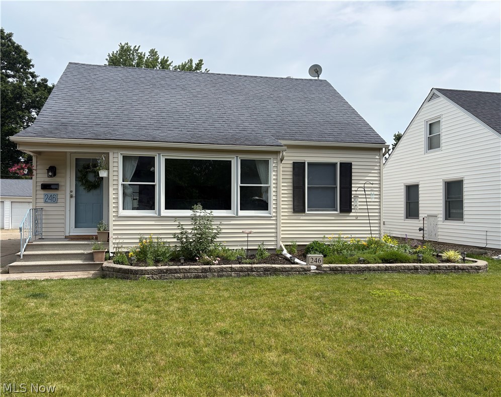 Welcome home to this beautifully updated 4-bedroom, 2 full-bath Cape Cod that perfectly blends classic charm with modern updates. The main level features newly exposed hardwood floors throughout the spacious living room, hallway, and bedrooms, creating a warm and inviting atmosphere.

The bright dining room is conveniently located just off the kitchen, making entertaining effortless. The refreshed kitchen has been thoughtfully updated with ample counter space for meal preparation, a stylish coffee bar, and a cozy breakfast area that's perfect for the kids or can easily serve as a buffet space when hosting family and friends.

All appliances will remain with the home, making your move even easier. Downstairs, you'll find a unique bonus—a relaxing sauna in the basement, providing the perfect retreat after a long day.

Outside, enjoy the convenience of a detached garage, a concrete driveway, and a yard ready for your personal touch. This move-in-ready Cape Cod offers comfort, functionality, and plenty of space to make lasting memories. Schedule your private showing today!
