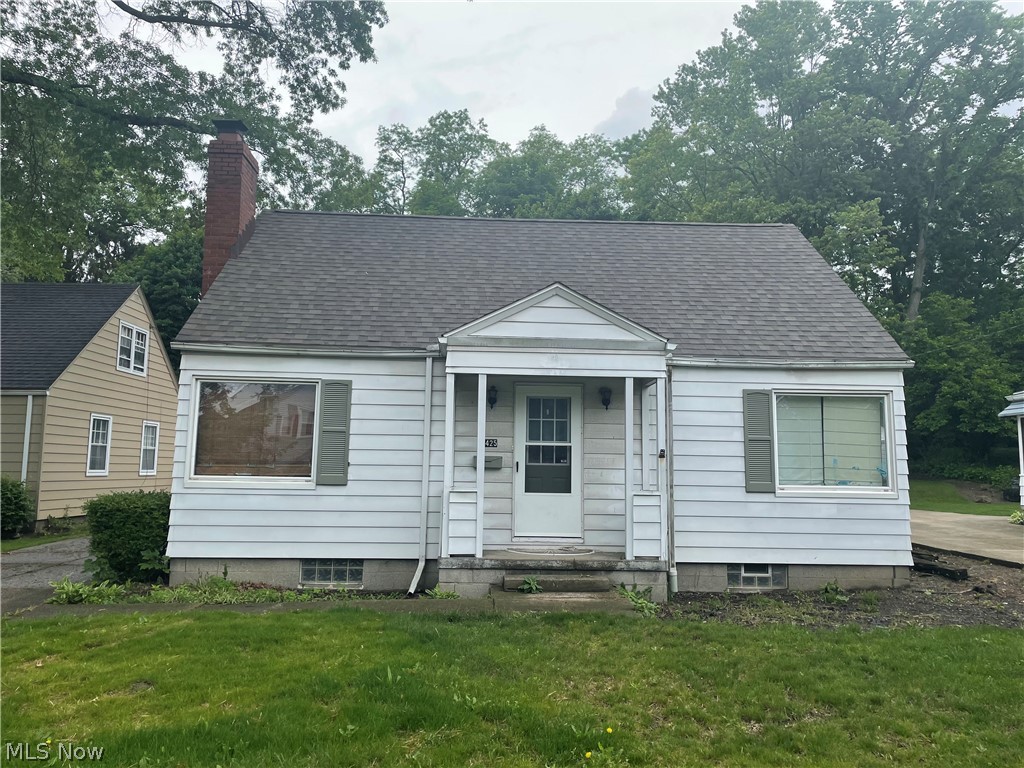 An amazing value in Cuyahoga Falls WEST of state rd!  This 3 bedroom 1.5 bath cape cod has a partially finished basement.   The large living room has a fireplace.  There is a formal dining room, as well as a family room addition.  The roof is brand new (2021), furnace and central air only a few years, vinyl windows, wood floors, a garage, ample storage, and so much more.