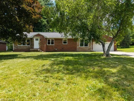 Completely Remodeled Ranch- One-Floor living at its Finest! Welcome home to this beautifully updated home offering easy, one-floor living with spacious room sizes and gorgeous lot. Nearly every inch of this home has been refreshed, making it truly move-in ready. Recent updates include all new windows, exterior doors, sliding glass door, furnace, air conditioner, and hot water tank. The roof 10-12 years old and much of the plumbing has also been updated for added pease of mind. Inside, you’ll find stunning luxury vinyl flooring, new six-panel doors throughout, fresh paint, updated lighting, and stylish new bath fixtures. The completely remodeled kitchen and bathrooms blend modern finishes with everyday functionality. This home features one full bath and two half baths. The lower level offers additional living space with newly finished recreation area and brand new carpet, providing the perfect spot for entertaining, relaxing or a home office. With extensive updates, generous room sizes, and a beautiful setting, this home is ready for it next owner to enjoy!