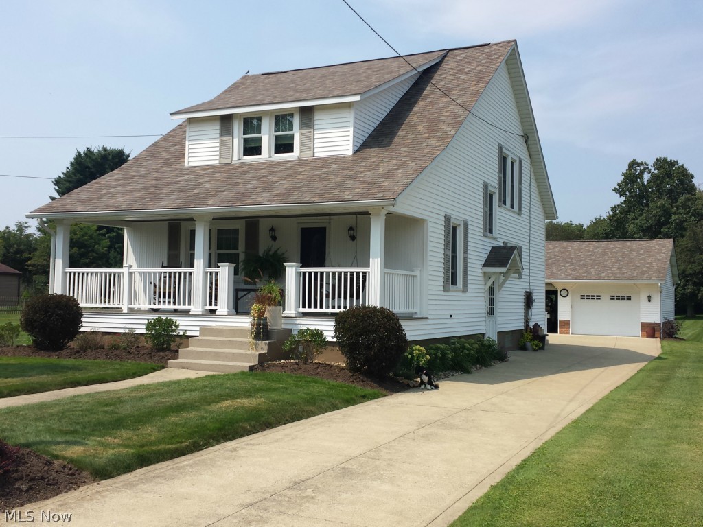 Beautiful 3 bedroom, 2 full bathroom home sitting on a 1.10 acre lot in the heart of Waynesburg. The main level features an updated, eat in kitchen with breakfast bar, formal dining room, large living room, and an updated full bathroom. Upstairs has 3 nice sized bedrooms with large closets, plenty of storage and a walk up attic. The basement is partially finished with a rec room and another updated full bathroom/laundry adding an additional 400+ sq. feet of living space. Other features include a fantastic 2 1/2 car garage, relaxing front porch, an above ground pool with deck, and a storage shed. Many recent updates including the roof, windows, furnace, A/C, fresh neutral paint, hot water tank and garage doors to name a few. This is a wonderful home in a great location and its truly in move in condition.