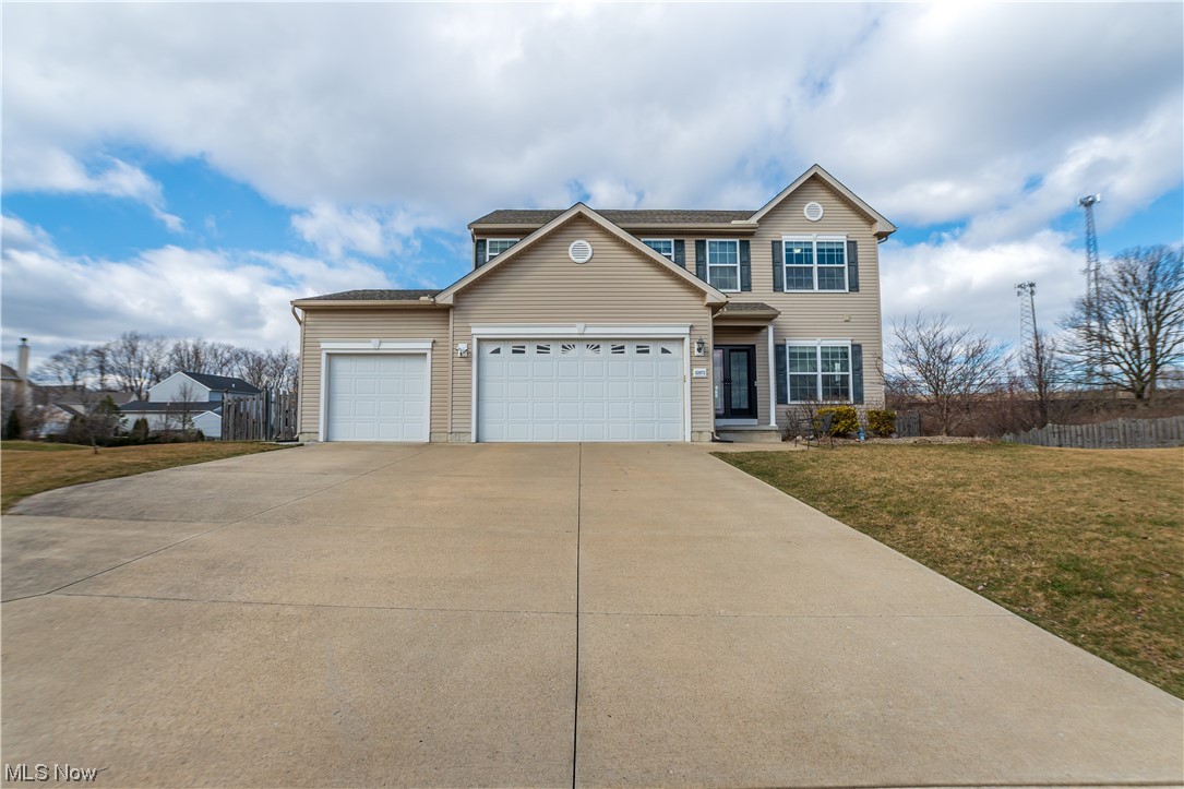 Welcome to 32972 Pennsylvania Drive, a beautifully maintained and updated four bedroom, three and a half bathroom home. This home is located  in the heart of North Ridgeville in the Cypress Station subdivision. This inviting residence offers a perfect blend of modern amenities and classic charm, making it an ideal place to call home. As you step inside, you'll walk into the first of three living rooms. The updated kitchen opens up to the second living area alongside a formal dining room. The kitchen has just been updated with butcher block countertops , vinyl water resistant flooring and all new Samsung appliances! Three generously-sized bedrooms upstairs offer plenty of space for your family or guests along with an additional bedroom or office room downstairs.  Downstairs you will also find the third oversized living room with plenty of storage spaces in a separate room along with a newly added remodeled full bath. Come and take a look at what this home has to offer and schedule a private showing today !