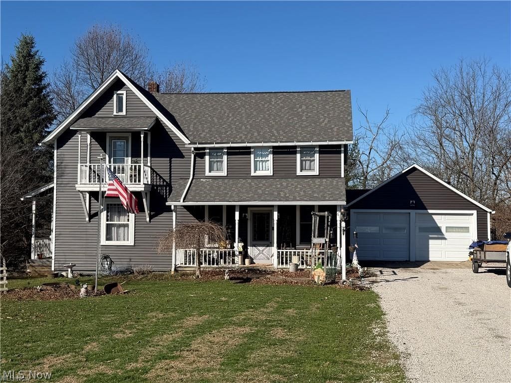 Spacious 4-bedroom, 2-bath Colonial on 2.12 acres in Canton Township! This home offers over 2,000 sq. ft., a large living room, formal dining room, spacious kitchen with stainless steel appliances, and convenient first-floor laundry. The partially finished walk-out basement provides additional living space. Outside, enjoy a barn, multiple outbuildings, above-ground pool, 2-car attached garage, and a peaceful country setting just minutes from I-77, shopping, and restaurants. A rare opportunity with room to live, work, and play!