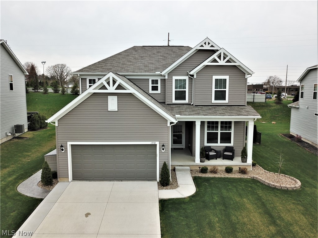 Check out my 3D tour in the link above on this exquisite nearly new home in Bakers Glen!  Why buy new when you can get one that has barely been lived in, yet already has over $40,000 in amazing upgrades such as a finished basement, landscaping, stamped patio, deck and wrought iron fencing!  This current seller already took care of those items for you!  The open floor plan style with 9" ceilings is decorated in todays color palette and tastefully combined with gorgeous granite and lighting!  Even the blinds are upgraded from the norm!  The basement was tastefully designed for entertaining and includes a full bathroom!  In addition to the 3 bedrooms, there is an additional loft room upstairs and on the first floor there is a separate, spacious office! The laundry is on the second floor for your convenience! Outside living was important to this seller and thus he spent some money on the backyard with beautiful landscaping with lights and timers! This lot is the widest lot in the community