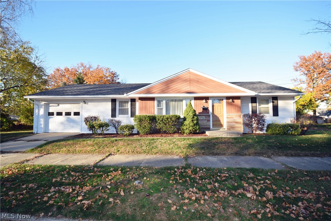 First floor living with updates! Charming ranch with hardwood floors.  The kitchen features an abundance of cupboard space.  Dining room has built-in shelf with a cabinet on the bottom.  Updates include;  new furnace in 2013,  new roof in 2007 and updated siding.   No worries as this house comes with America's Preferred Home Warranty.  Don't miss out! Call today to schedule your showing!