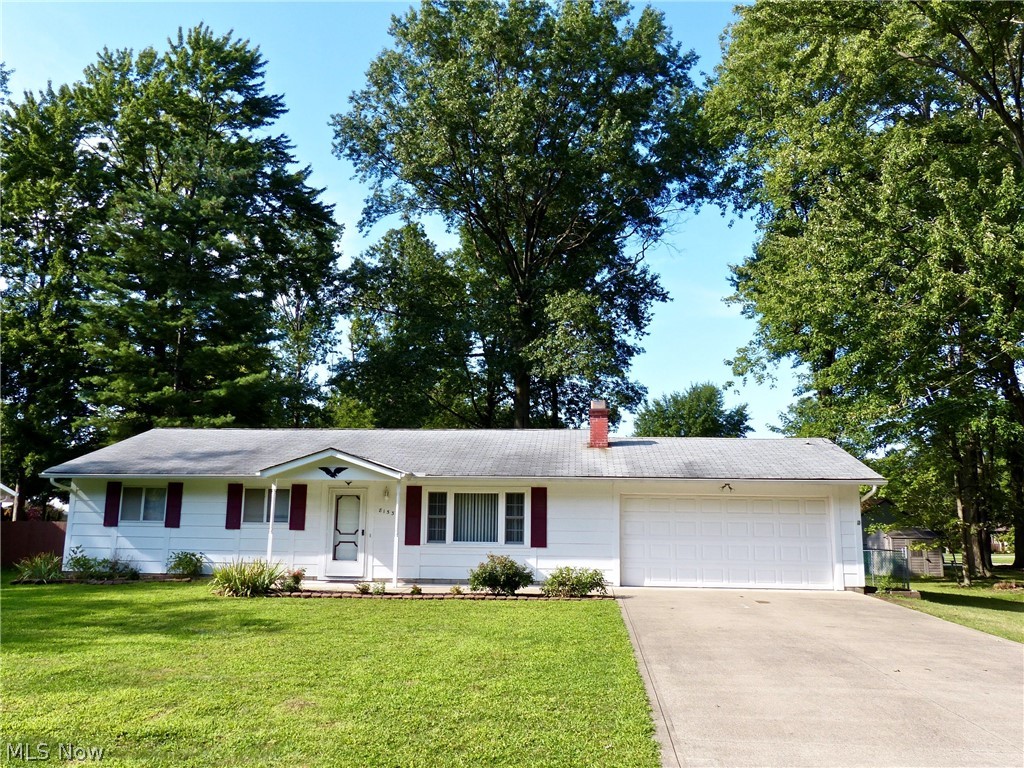 Immediate occupancy on this well maintained Mentor ranch, Tile entry to living room with brick WB fireplace & built-in book shelves, Very spacious eat in kitchen with planning center w/desk, island, appliances and many cabinets, convenient first floor laundry room with washer and dryer, remodeled bath, 3 bedrooms, one with built-in wardrobe, 2 car att.garage with workbench, attractive covered patio overlooking fenced lot with oversize storage shed, New HW tank in '14, New AC in '05, New Garbage Disposal in '17, 12 month home warranty, Nice Curb appeal and convenient location to schools, shopping and Rt. 2.