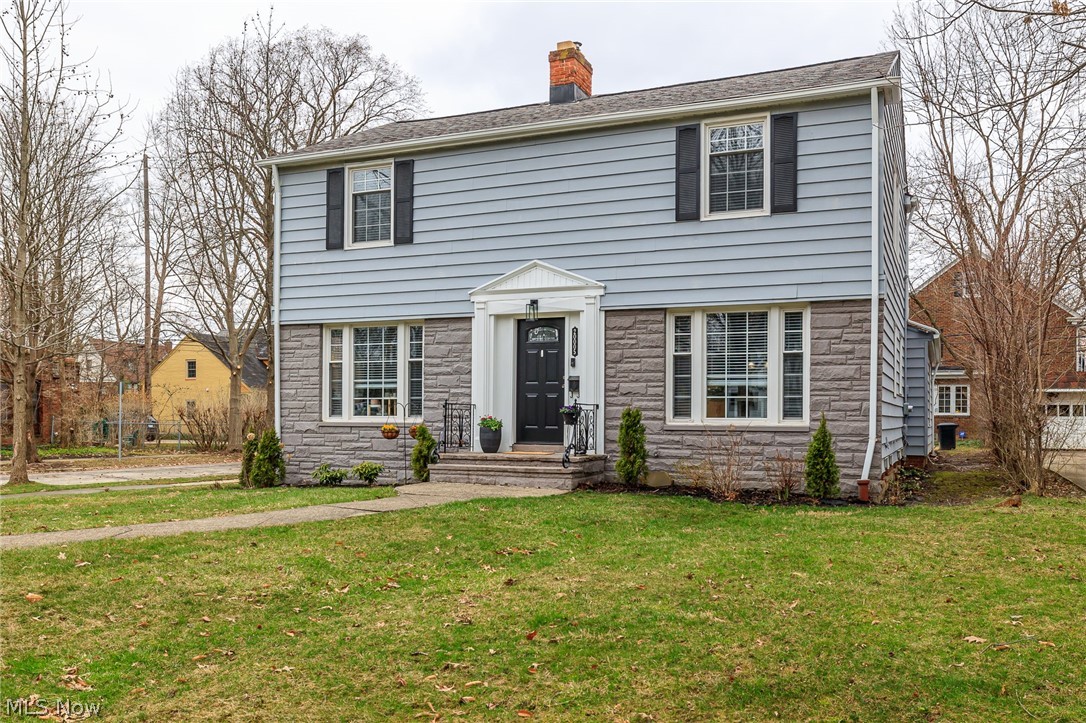 Welcome home to this beautifully updated Shaker Heights Colonial!  Enjoy classic elegance with updated bathrooms with newer lighting & mirrors, traditional hardwood and tile flooring and a stately home office on the first floor along with a bath.  Updated and well appointed cook's kitchen featuring an open design to great room, granite countertops and stainless steel appliances.  Ideal for entertaining family & friends the kitchen is open to the great room with stone fireplace and lots of natural light. 2nd floor features the master bedroom with full bath, 2 additional bedrooms and full bath.  Finished lower level with recreation room and bar and loads of storage.  Newer- gutter system (2021), water heater(10/2021), garage door (2021), garbage disposal (2/2022), West Elm light fixtures and  window blinds throughout. Home Warranty provided!