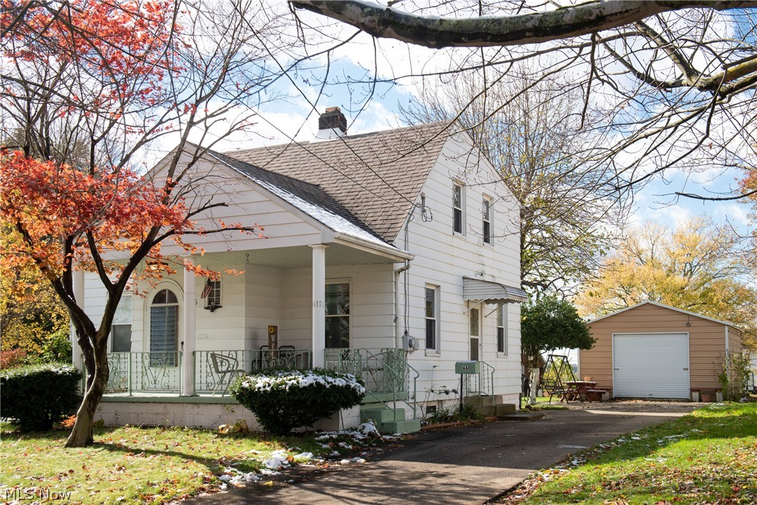 Welcome to this cute and well-kept home. As soon as you get into the paved driveway you feel so Welcome by a staircase balcony, followed by a hardwood floor living room area, open to a dining room space, kitchen, and four-season sunroom. The main level feature one bedroom and up the stairs is another bedroom and bathroom with plenty of closets for storage space. The home has been freshly painted. Mostly original hardwood floors under carpet. Newer windows. Dry Basement with a full bathroom and storage roomThe garage is only 5 yrs. old, the roof 7 years
Home Warranty included. DON'T MISS THIS OPPORTUNITY! CALL TODAY!