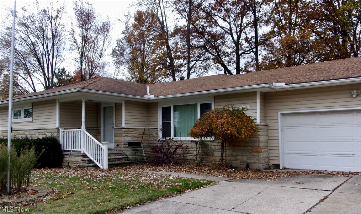 SPACIOUS RANCH located in a quiet area.  Large deck overlooks treed backyard and above ground pool.  Two car garage makes for an easy entry right into the house. Newer windows, furnace, hot water, April Air Cleaner, radon mitigation, and shed.  INCLUDES:  Stovetop, oven, refrigerator, microwave, above-ground pool, playset, billiards table, and bar.  Conveniently located near the lake, shopping, restaurants, golf, and major highways just minutes away.  Bring your personal touches to make it your own.