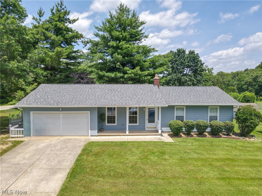 Welcome to this well-maintained ranch home located in Tallmadge School District. As you pull into the driveway, you’ll be greeted by an inviting covered front porch. Step inside to the spacious living room, which flows into the dining room and leads to the kitchen. Just off the kitchen, you’ll find a huge great room—perfect for relaxing or entertaining. Down the hall from the dining room are three bedrooms, a full bathroom, and a convenient first-floor laundry room. The unfinished basement offers additional storage space and includes an extra laundry hookup. Don’t miss your chance to see this wonderful home—call today to schedule your showing!