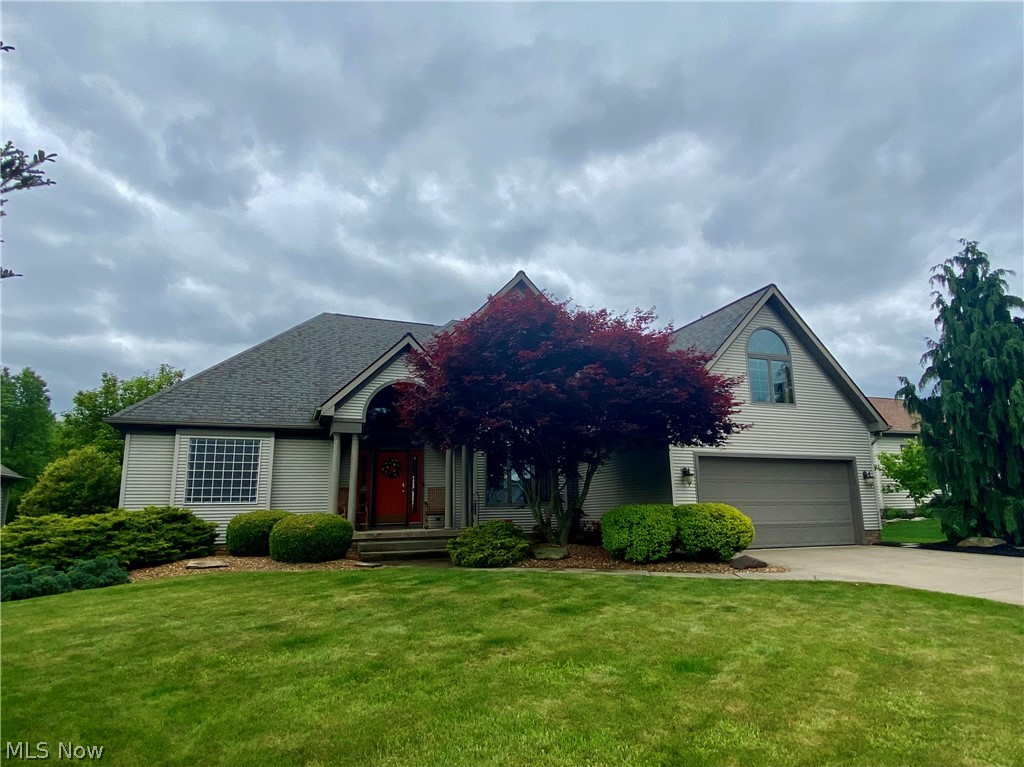 This house has it all! Let's start with the outside - professionally-landscaped yard, vinyl fencing, amazing deck, patio, and the best part...an inground heated swimming pool. Summer is here and this is the perfect place to be! The interior of this gem boasts a great room with cathedral ceilings, exposed beams, and a stunning fireplace. A formal dining room flows into the bright and beautiful eat-in kitchen with plenty of cupboard and counter space. The first floor master bedroom offers a spacious bathroom and walk-in closet. The second floor features 3 bedrooms (or 2 bedrooms and a terrific bonus room) and a full bath. Other highlights include: First floor laundry room, full basement, fresh paint, glass block windows, updated flooring, newer H2O tank, newer roof, and paver stones. The conveniences are endless here and this home truly has so much to offer.