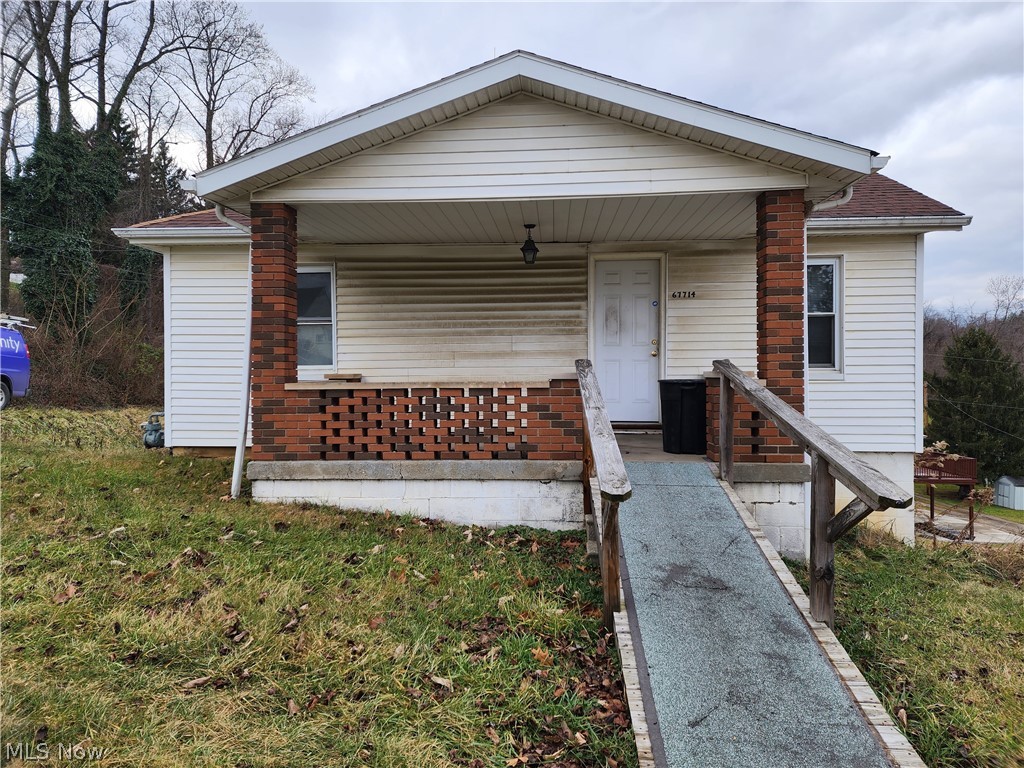 Bring your creative imagination and check out this raised ranch home.  The possibilities are ENDLESS in this one-bedroom home in Bridgeport Ohio. The motivated seller has Priced it to sell.