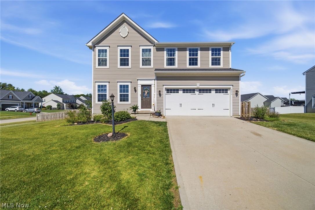 Welcome to 6240 Tyndale Lane in Medina, a beautifully maintained colonial built in 2018 that combines modern
design, functional living space, and timeless curb appeal. This spacious 4-bedroom, 2.5-bath home offers an open and
inviting floor plan perfect for both everyday living and entertaining.

The first floor features an open layout that flows seamlessly from the family room into the kitchen and morning
room/dining area, creating a bright and comfortable space for gathering. The main level offers generous living areas, a
well-appointed kitchen, and easy access to the fenced-in yard, ideal for outdoor enjoyment, pets, or play.

Upstairs, you'll find four comfortable bedrooms, including a spacious owner's suite with a private bath and ample
closet space.

The partially finished basement provides valuable additional living space ideal for a recreation room, home office,
fitness area, or media room, while a separate unfinished section offers plenty of room for storage and organization.

Situated in a desirable Medina neighborhood, this move-in-ready home offers the perfect blend of comfort, style, and
convenience. With modern construction, thoughtful updates, and plenty of room to grow, 6240 Tyndale Lane is ready
to welcome you home.