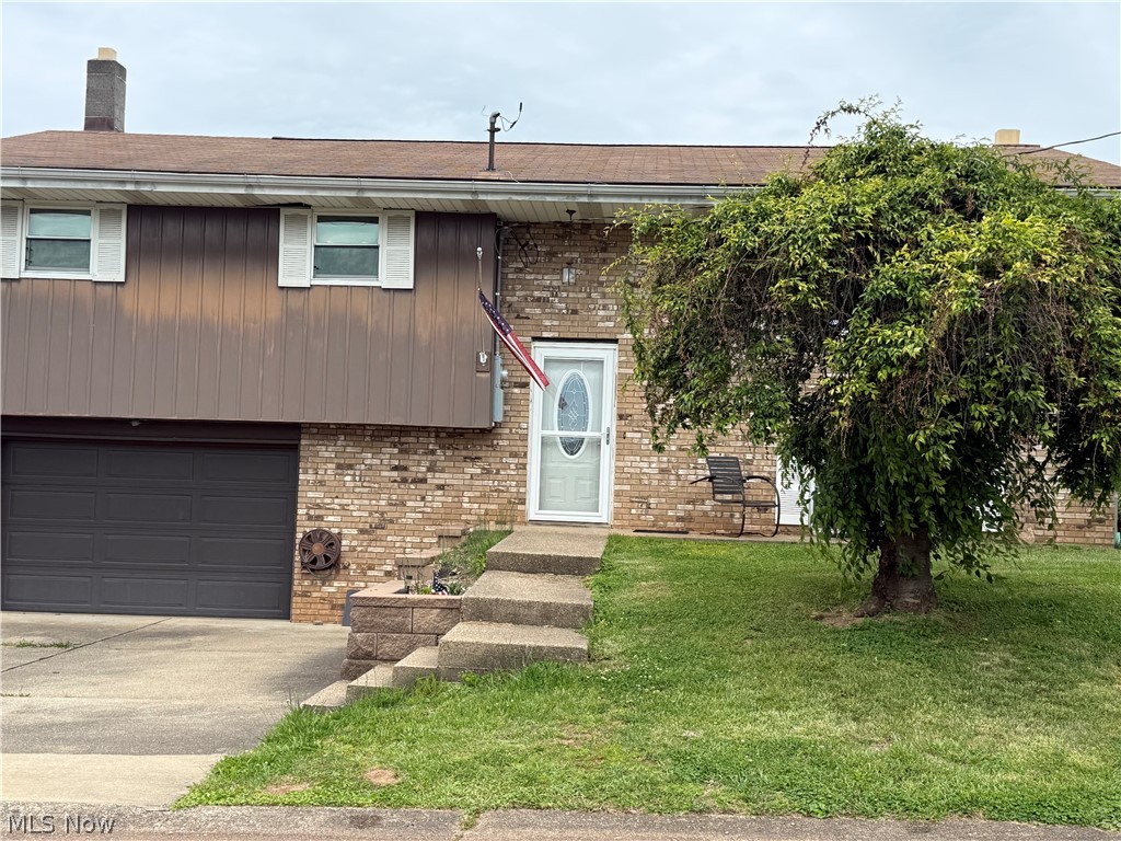 This 4 bedroom, two full bath home has so much room, there is a two stall garage with extra space in the back, there is a wood stove hook up in the garage as well.  This home is a one owner it was built in 1971 by the owner of the home (Estate) The home needs some painting and wall paper removal, but is in a great shape.     The home has a large family room in basement with fireplace.  The home comes with a stove and dishwasher but no refrigerator.