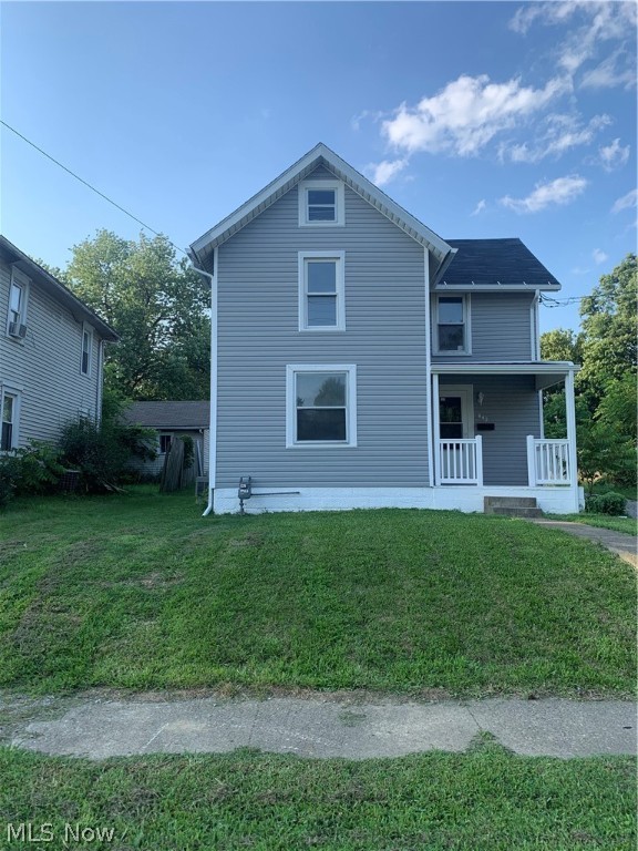 Updated home close to the park. Bedroom with Large walk in closet on the main floor. 2 large bedrooms upstairs and a third room upstairs perfect for an office, game room, or any versatile use you need. First floor bathroom .Dining room. 19'2x11'8 enclosed patio. Home Warranty included