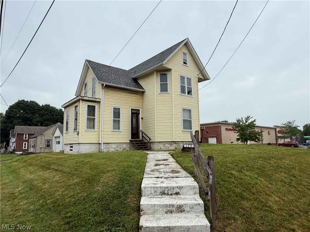Attention investors and renovation enthusiasts! Opportunity awaits with this 1,400+ sq. ft. home located in Canton City with excellent road appeal and a convenient location just minutes from shopping, restaurants, pharmacies, major highways, and the Hall of Fame Village. This property offers a one-car attached garage, breezeway, and a flexible floor plan that was previously configured as a duplex. Bring your vision and creativity?this home requires significant repairs and updates and is not for the faint of heart. Ideal for experienced investors, contractors, or buyers looking for their next project. Being sold strictly AS-IS with no repairs to be made by the seller. Cash buyers only. Great potential for those with the resources and determination to transform this property into something special.