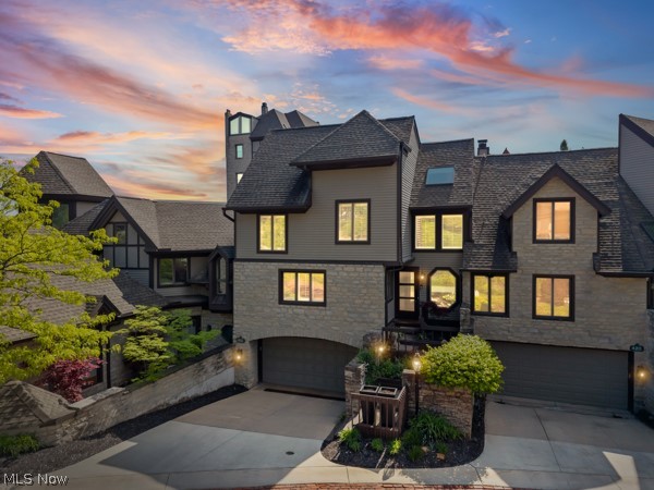 Welcome to an exceptional townhome residence in highly coveted Cashelmara, where timeless elegance meets sophisticated modern design. Extensively remodeled with meticulous attention to every detail, this stunning home offers refined luxury in one of Northeast Ohio’s most picturesque lakefront communities.
The gourmet chef’s kitchen is truly extraordinary, thoughtfully designed with exquisite marble countertops, custom-crafted cabinetry, premium Wolf, Sub-Zero, and Bosch appliances, rich oak flooring, and a designer tile backsplash that perfectly blends warmth and sophistication. Expansive windows throughout the home capture breathtaking views of Lake Erie, filling the interior with natural light and tranquil waterfront ambiance. Originally designed as a three-bedroom layout, the second floor was masterfully reimagined to create an ultra-luxurious owner’s suite complete with remarkable spa-inspired bath accommodations, oversized custom closets, and the convenience of a second-floor laundry room. Every bathroom and living space has been beautifully renovated with high-end finishes and exceptional craftsmanship throughout.The walk-out lower level offers an inviting recreation room opening to a private patio overlooking the scenic beauty of Sperry Creek, creating the perfect setting for entertaining or peaceful relaxation. Two additional versatile lower-level rooms provide endless possibilities for a home office, fitness studio, media space, or guest accommodations. Dual newer HVAC systems further enhance the comfort and efficiency of this extraordinary residence.
Enjoy luxurious maintenance-free living moments from the shoreline, surrounded by the natural beauty and historic charm that make Cashelmara one of the region’s most treasured communities.