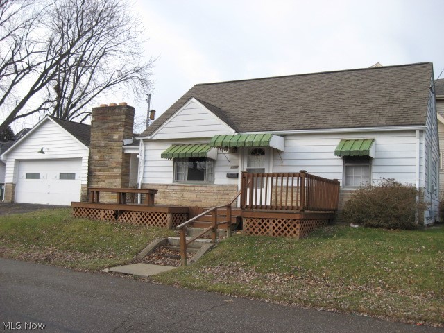 Check out this cozy 3 bedroom home with attached 2 car garage located on a corner lot. This 1300 sq ft bungalow is located on a nice quiet street and great location for shopping or expressway access. Fully applianced kitchen and large dinning area or could be used as a family room with woodburning fireplace off of kitchen. Nice size 3 bedrooms on second floor. Large basement with newer furnace and air in approx. 2020. Well maintained home.