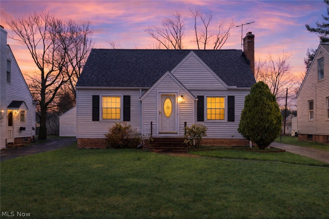 Welcome to 1211 Sunset Rd, a beautifully maintained gem nestled in the heart of Mayfield Heights. This charming residence radiates pride of ownership, offering a seamless blend of cozy traditional features and the functional spaces today’s buyers crave. The inviting living area serves as the home's centerpiece, anchored by a classic woodburning fireplace that promises warmth and ambiance during the crisp Ohio seasons. Every corner of this home reflects careful upkeep, ensuring a move-in-ready experience that allows you to start making memories from day one. The exterior of the property is equally impressive, featuring a large, flat backyard that is a rare find in the area. Whether you’re envisioning a summer garden, an expansive play area, or the ultimate patio for entertaining, this level green space provides the perfect canvas. Ample parking space behind the house allows for easy access to/from the garage! Situated in a community renowned for its great schools and convenient access to local shopping and dining, this home offers an incredible opportunity to plant roots in one of the area’s most sought-after neighborhoods.