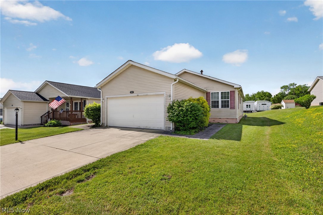 Welcome to 668 Woodlawn Rd, a well-maintained 3-bedroom, 2-bath ranch-style manufactured home offering comfortable, low-maintenance living. The spacious open floor plan creates a bright and inviting atmosphere with plenty of room for both everyday living and entertaining. Each bedroom offers generous space and large closets, providing ample storage throughout the home. Recent updates include a brand-new furnace and newer roof, helping to provide peace of mind for years to come. Whether you're looking to downsize, purchase your first home, or simply enjoy the convenience of one-floor living, this move-in ready home is ready for its next owner.