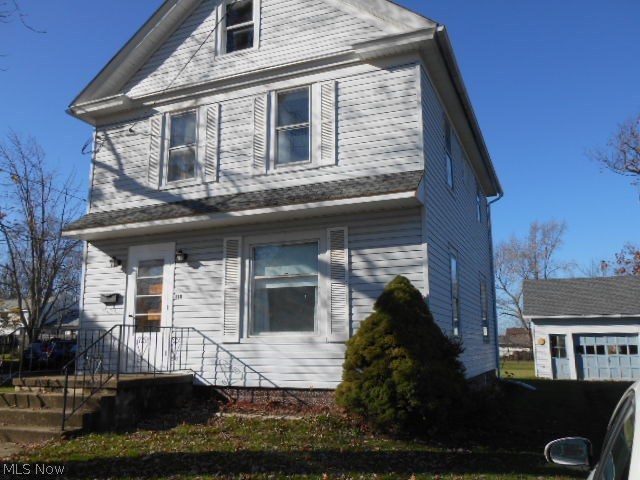 Welcome to this lovely Colonial styled home located in the heart of Jefferson Village. This 4 bedroom 1.5 bath has so much character with original wood trim, large dining room, spacious kitchen and oversized cozy living room with fireplace. Enjoy this quiet property with three lots included, spacious detached garage with extra storage above. The two car garage has a newer roof replaced October 2015. Don't miss out on this opportunity to own such a beautiful home at a great price. Call today to schedule your tour.