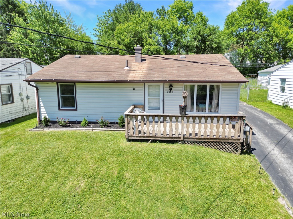 Welcome home to 2340 Cherry Hill Ave. in Youngstown! This well-maintained ranch offers comfortable one-floor living with 2 bedrooms and 1 full bathroom. Inside, you’ll find a spacious living room and a nicely sized kitchen, providing a functional layout for everyday living. Situated on a 0.14-acre lot, the property features a welcoming front porch and a covered rear patio area with a concrete slab, offering a great space to relax outdoors. Two storage sheds provide additional room for storage, hobbies, or lawn equipment.This property is eligible for the At Home in Youngstown assistance program, which may provide qualifying buyers with down payment and closing cost assistance, making homeownership more affordable. Whether you’re a first-time homebuyer, looking to downsize, or seeking an investment opportunity, this home offers comfort, convenience, and value.

Sale is contingent upon the sellers successfully closing on their new home.
