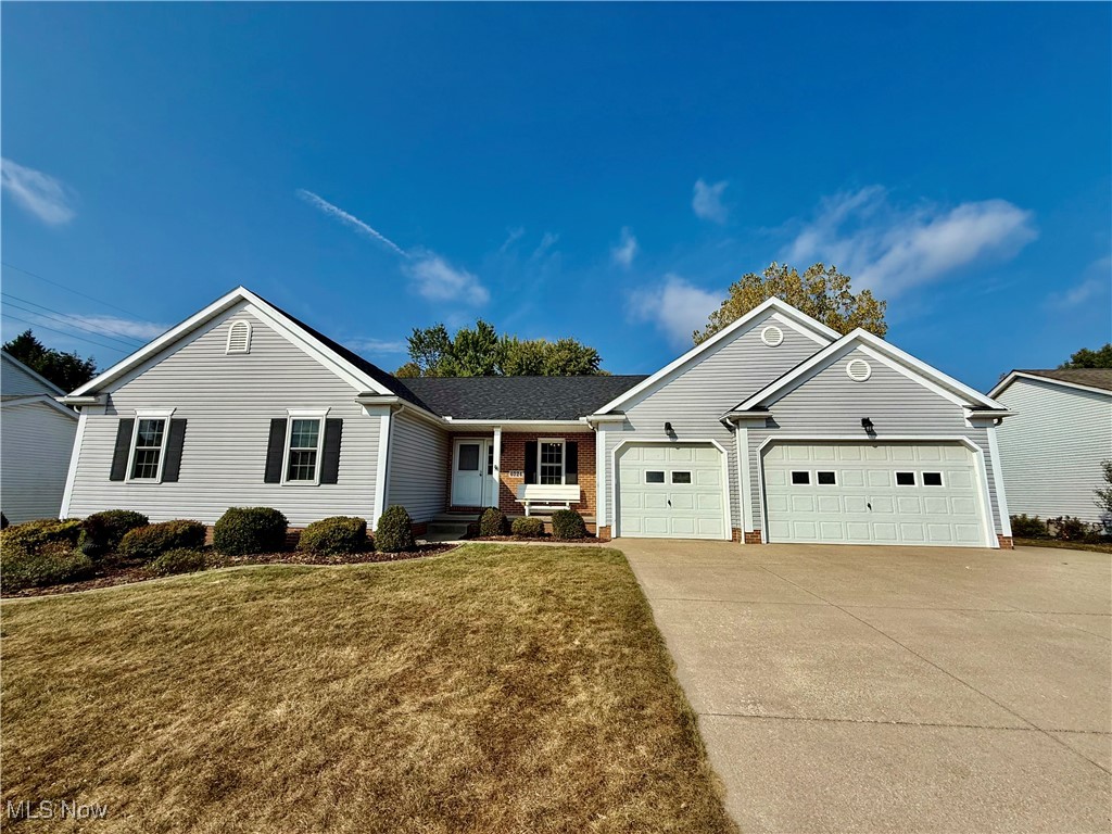 Welcome to 4024 Glenrich Circle in Stow’s desirable Glenrich Estates! This updated 4-bedroom, 3-bath ranch offers over 1,700 sq. ft. of living space with a full, partially finished walk-out basement for added versatility. The home features a spacious living room with a cozy fireplace, an eat-in kitchen with all appliances included, and a convenient main-level laundry. Enjoy the large 3-car attached garage, brick and vinyl exterior, and a generous 0.42-acre lot perfect for outdoor activities. Located in the Stow-Munroe Falls School District with easy access to Hudson Drive and nearby amenities, this home combines comfort, function, and location—all with the added benefit of a quiet cul-de-sac setting. Scheduled your showing today!