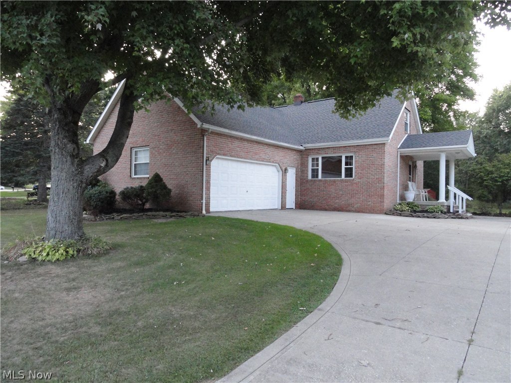 Charming Tallmadge Cape sitting on 1 acre adjacent to Maca Park!  Spacious eat-in kitchen with beautiful oak cabinets, newer stainless appliances, tile floor and sliders to overlook the expansive acre lot.  Living room opens to kitchen plus has big picture window welcoming the sun light.  2 bedrooms on main level with updated 1/2 bath.  2 bedrooms on 2nd level which includes a full guest bath and a fabulous master suite with a temperature controlled gas fireplace, skylights and a glamour master bath with jetted tub, dual sinks and separate shower.  Lower level with two finished rooms plus unfinished side for laundry & storage. Roof replaced in 2012. Oversized custom shed. This home has been owned and lovingly maintained by the same family for over 30 years.