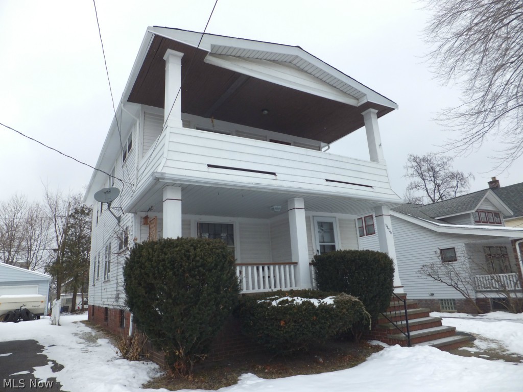 Clean and well kept standard 5x5 two family,natural woodwork,freshly painted,appliances stay,walk-up 3rd floor attic,new gutters,3 car garage