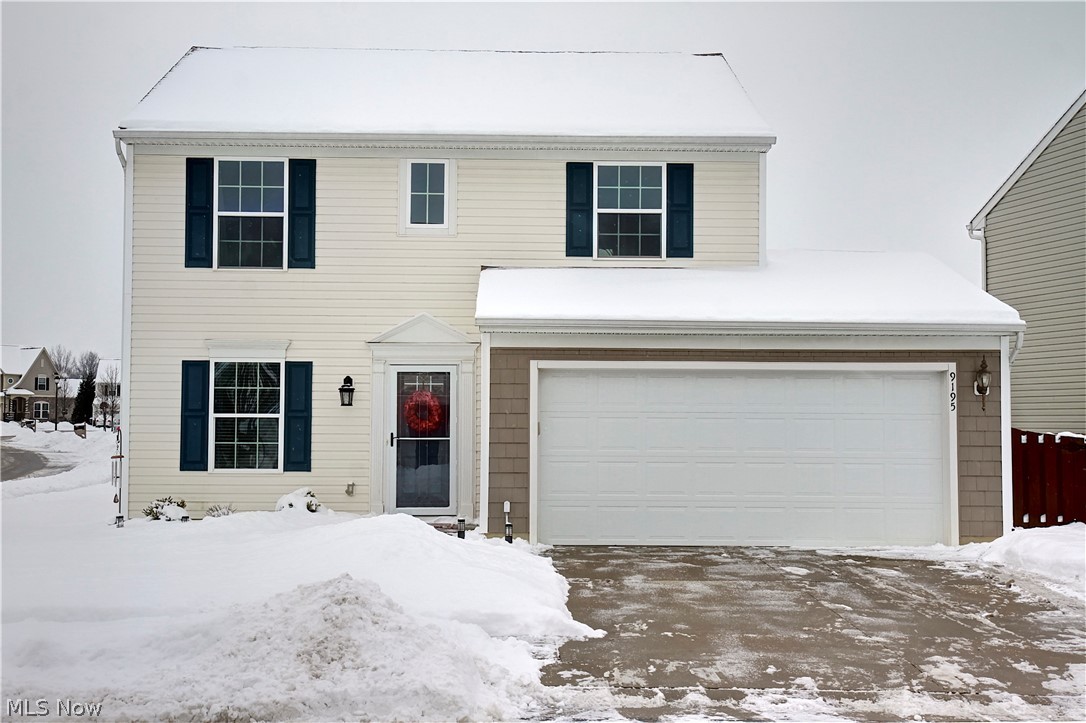Stunning colonial home located in North Ridgeville, at the center of the exclusive Waterbury development. This home is seconds away from the highway making your travels convenient. The main level features a large eat-in kitchen, complete with a butcher block island, custom tile backsplash, plenty of cabinets and a pantry for additional storage. As you move around the kitchen, you’ll find a large sliding glass door that supplies natural light to the interior and as you exit this leads to a brick patio in the back of the home. The backyard is fully enclosed by a treated wooden 6’ fence, which is perfect for pets and privacy. On the second level you’ll find all the bedrooms are very spacious and two of the bedrooms have large walk-in closets, including the master. This home is complete with 3 bedrooms, 2 baths and an attached garage. It has been beautifully maintained and updated with neutral colors, perfect for making it your own!