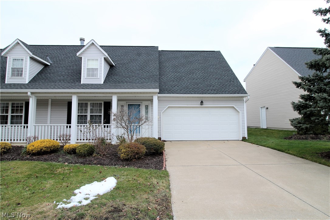 Art of living! Welcome home to this charming, bright, four bedroom, three full bath condo. Come on in through the adorable front porch to the living room, kitchen, dining area, and family room, this home has been freshly painted throughout and has newer carpet upstairs. The bright white eat in kitchen offers abundant of cabinets, counters, backsplash, fridge is newer, and is open to the family room which has sliders to the patio to let the natural light shine through and the view to the gorgeous pond. So much room for entertaining and just relaxing. There is a first floor master bedroom, and full bathroom. The laundry room is on the first floor as well. Upstairs your will find three large bedrooms, which could be used as office, play area etc, and two full bathrooms, one which is a master bedroom with a full bathroom and an extra storage room area. There is a two car attached garage with door opener, electric and water available. This is the ultimate in carefree living! Precious memori