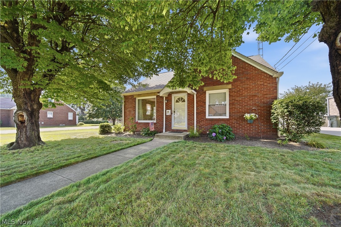 Have you been waiting for an affordable, move-in ready home? Hurry to see this charmer in a great location in Edmeyer Park! Bursting with curb appeal, this brick Cape Cod offers a great location, original character and recent updates! Featuring 3 Bedrooms, 2 Full Baths, a level corner lot with a backyard privacy hedge that's just the perfect size to enjoy, play, or garden. Spend lots of time on the side covered fenced-in patio, a nice shady spot for your hanging baskets, to relax and enjoy & keep up w/ the neighborhood happenings. Step into the Eat-in Kitchen w/newer dishwasher, disposal & microwave, or enter the Living Room from the quaint Front Porch. You'll love the large picture window in the open Living Room too! Two 1st floor BR's and a full Bath on main level. Upstairs, 3rd Bedroom retreat w/built-in cabinets & dressers. Finished basement Family Room w/knotty pine paneling is a great place for play & unwinding. There's a 2nd full Bath/shower & Laundry area in the unfinished basement section. Newer central air and hot water tank.  Detached 2 car garage w/openers. Great location near Stadium Park, tennis & pickleball, walking paths, picnic areas, playground, hospital, shopping, restaurants and I-77 access. A super deal at a great price, so don't wait!