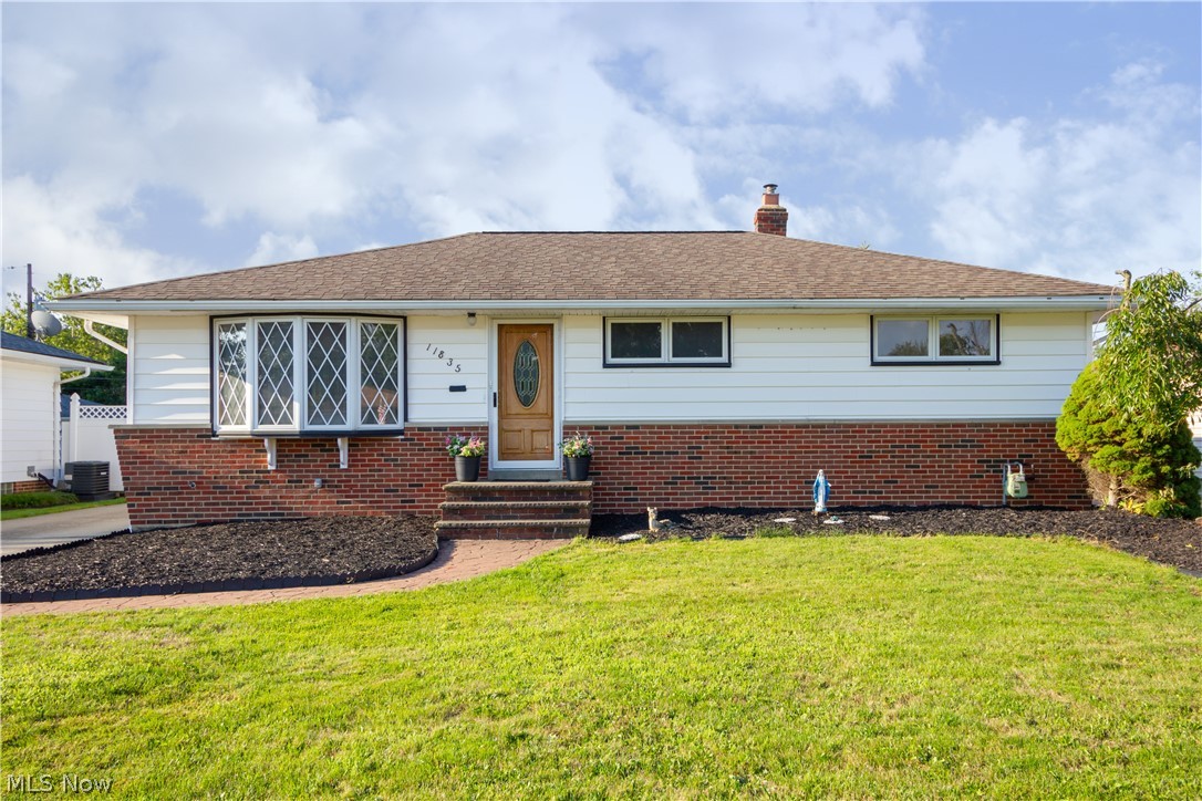 Great 3 bedroom ranch with eat-in kitchen plus dining room with slide door leading to patio. All hardwood floors, Pella Windows and doors and glassblock windows. Updated electric A/C and finished rec room all freshly painted