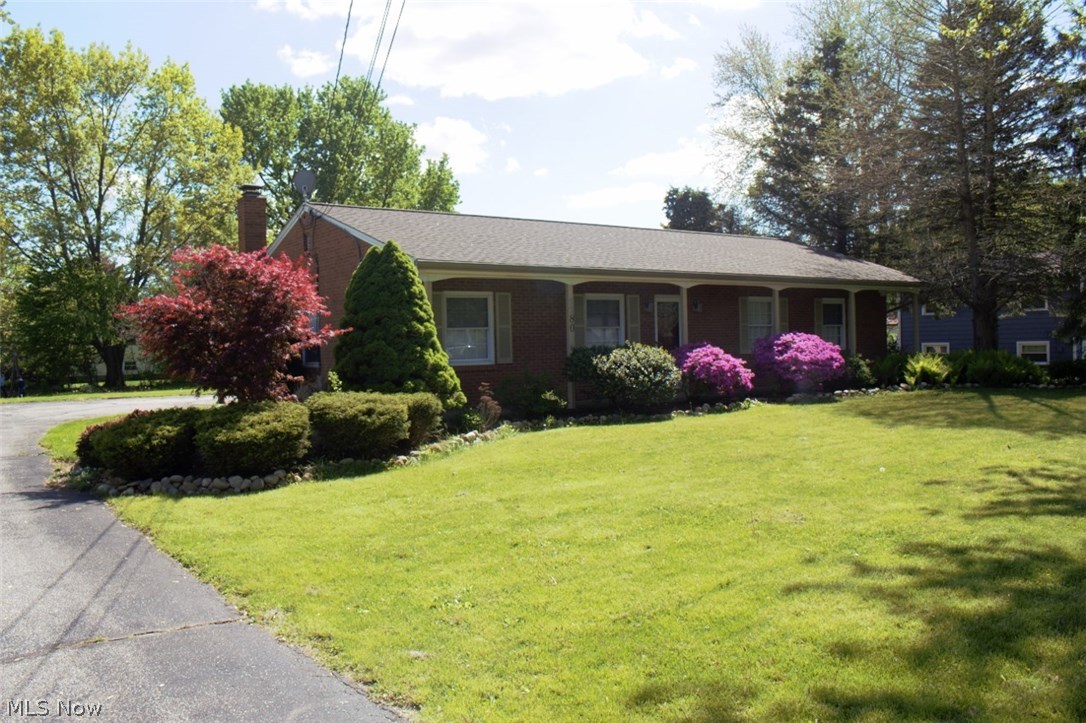 New A/C installed in July 2017. Well built brick ranch with many great features! A rich assortment of landscaping. Open floor plan with refinished wood floors, heated ceramic tile in the kitchen, hallway and bathroom. Kraftmaid kitchen cabinets and stainless steal appliances. Blinds and curtains on all windows stay. Refinished hardwood floors in the bedrooms. Attached 2 car garage. An addition was built on to the back of the garage for extra storage. This property is agent owned. FHA appraisal completed. Septic inspection to be completed 8/15/17