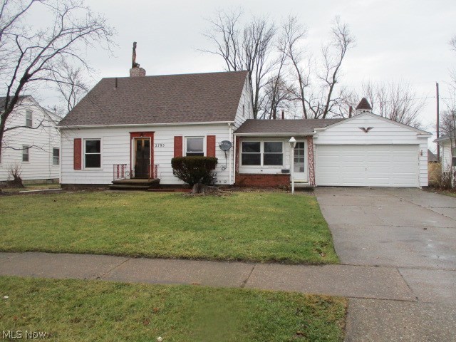 This is a Homepath property. Three bedroom Cape Cod home with full basement featuring half bath. Open floor plan on main level with living room, kitchen, dining and family room that has a wood burning brick fireplace. French doors open up to patio area overlooking rear yard. Attached two car garage features an extra door out the back for easy access. Minutes from downtown, schools and park.