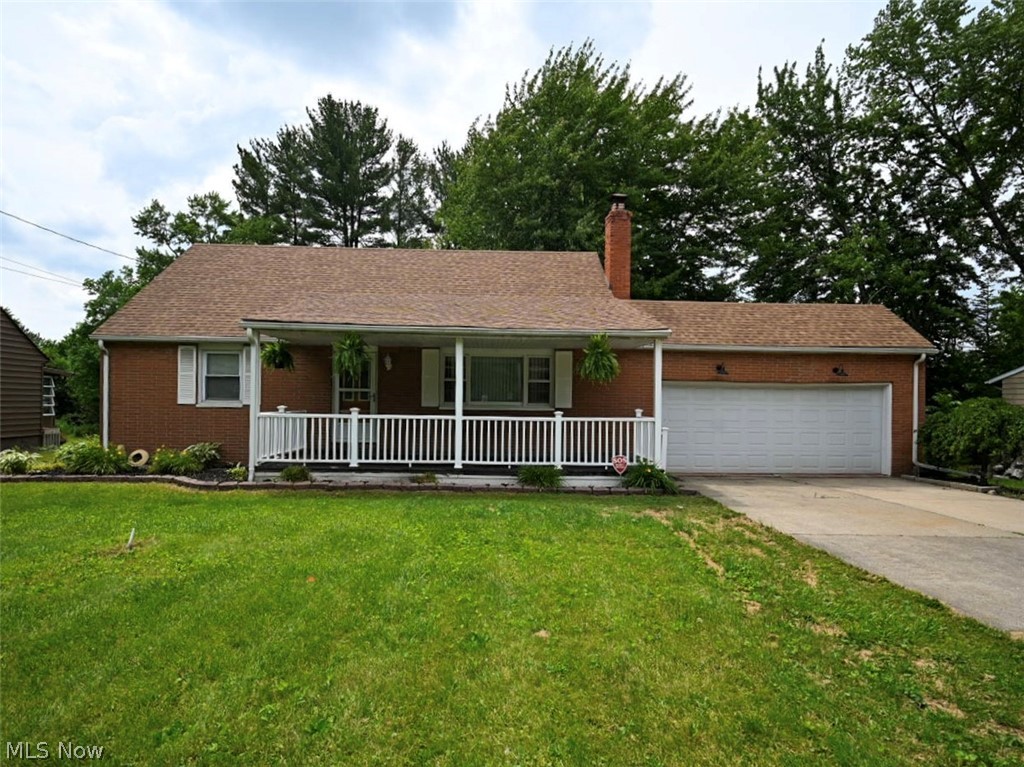 Charming Cape Cod featuring living room with fireplace, dining room, kitchen with counter eating space and four bedrooms.  Exterior offers generous size lot with front patio and backyard deck. Full basement and half bath on lower level along with laundry area. Possibilities are endless to make this home yours.
