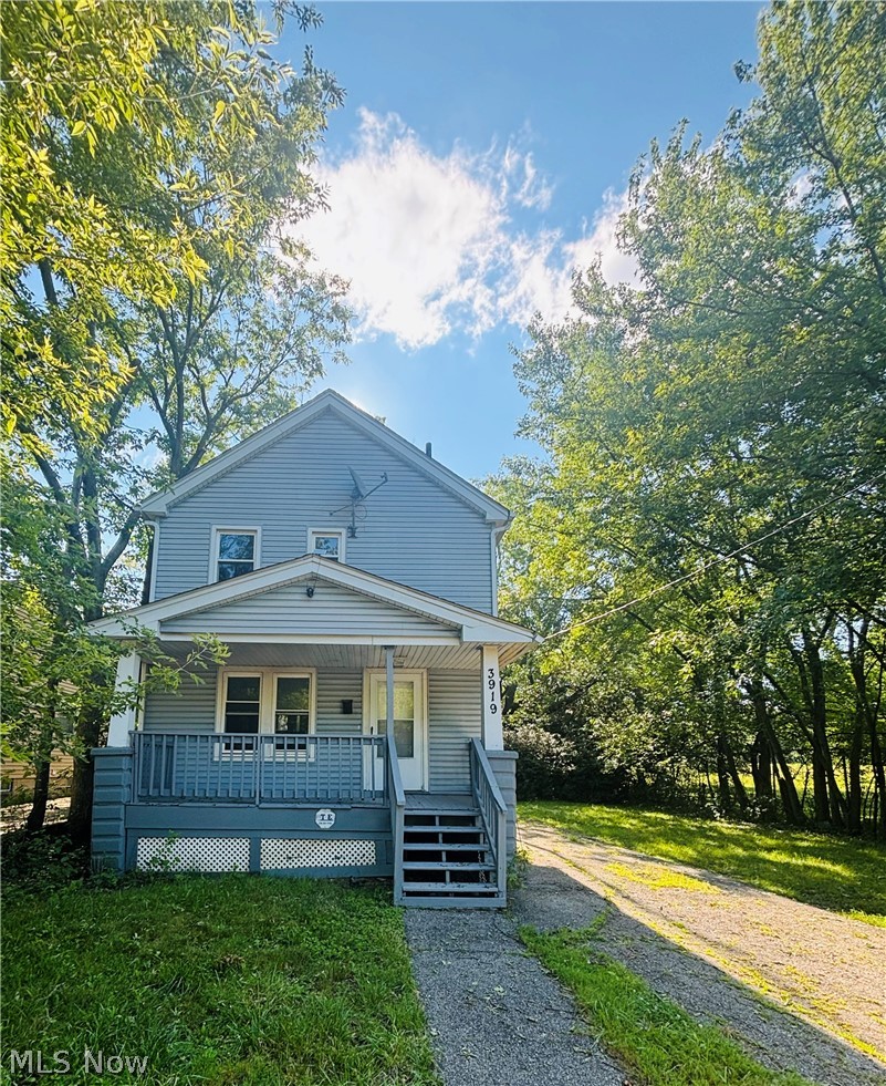 Welcome home to this well-maintained, 3 bedroom/1 bath, single-family home, situated in walking distance of a city park, offering beautiful green space and room to enjoy the outdoors Recent updates include fresh interior paint, a new furnace (2026), and a new water heater (2026) providing peace of mind for the new owner. The home's low maintenance vinyl siding adds to its curb appeal, while the refinished front and rear porches create inviting spaces to relax or entertain. Previously rented for $1247/month, this move-in ready home is a great fit whether you're searching for an investment opportunity or a first time home-buyer, combining comfort, convenience, and a desirable location. Don't miss your chance to make it yours!