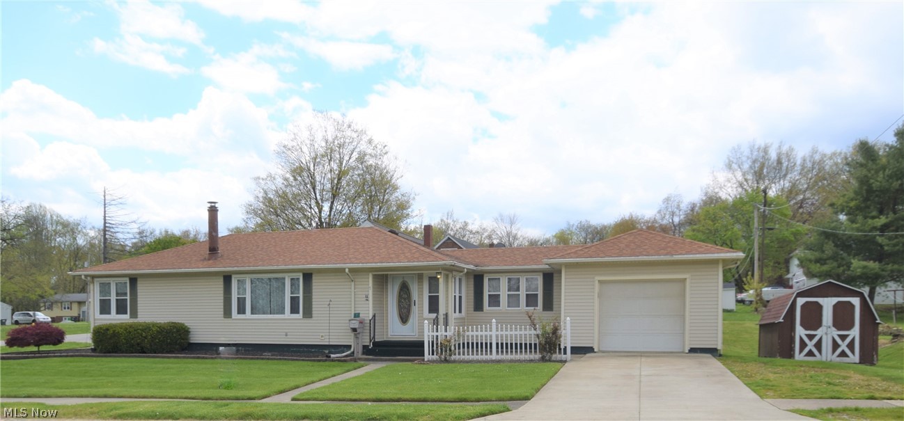 Welcome to 7 3rd Street in Rittman! This lovely 3-bedroom, 1-bathroom ranch has beautiful features throughout. Step inside the living room to
see the gorgeous flooring, stone fireplace, and large front window overlooking the front yard. The flooring extends to the kitchen and dining
room. All three bedrooms are nicely sized. Basement has the start of a new full bathroom – flooring and toilet already installed. Don’t let this
home pass you by; make it yours today!