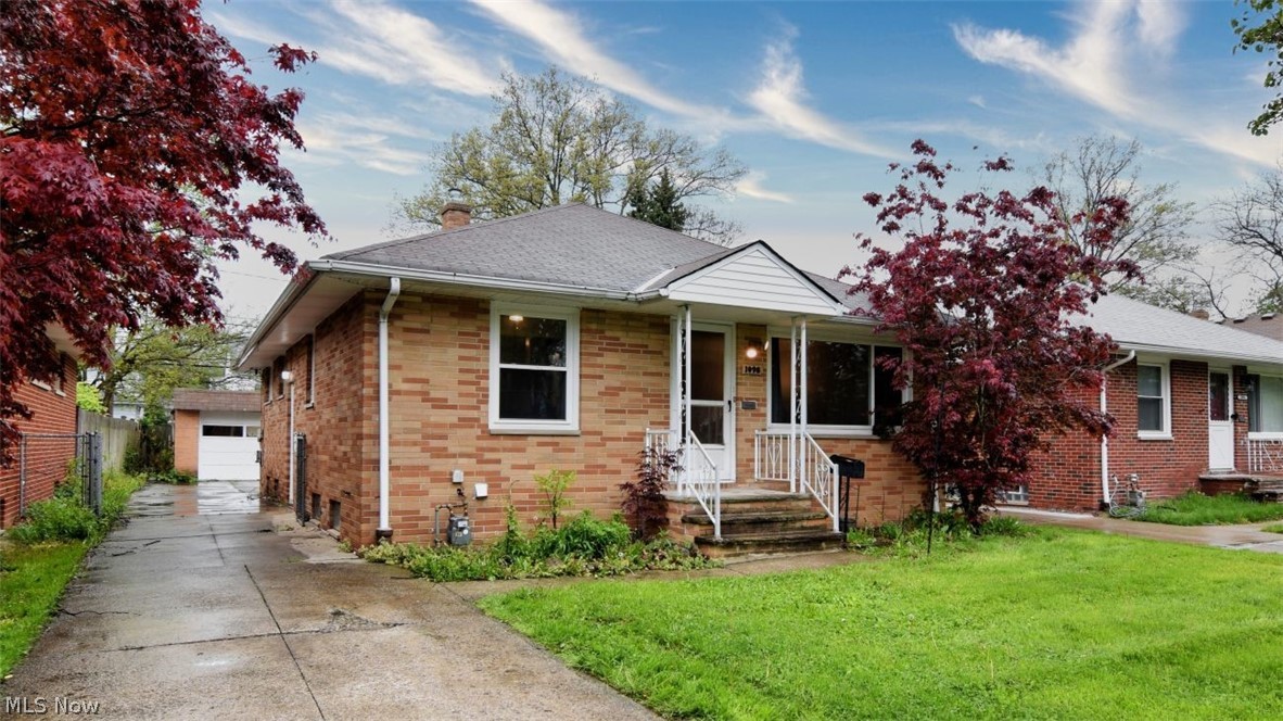 Price just reduced and ready to sell! Brick ranch in South Euclid  with 3 bedrooms, 2 full baths and partially finished basement. NEW furnace & A/C (2024) and NEW windows (2022) make this home cozy in summer & winter! This home is filled w/ natural light, creating a warm, welcoming spot to relax & entertain. The spacious living room features hardwood floors and a large picture window. The kitchen has a great layout and all updated appliances, including new dishwasher (2025). The adjacent dining area is ideal for casual meals or hosting friends & family. All bedrooms are located on the first floor, offering easy accessibility and flexibility—whether you need a guest room, office, or hobby space. Full bath has an updated vanity & plenty of room with a shower/tub combo! The large basement is partially finished and provides ample room for additional living space, whether that is a rec room, movie room, or playroom. It also has a full bath and comes with front loading washer and dryer. Move in ready! Easy commute to Cleveland Clinic, UH, CWRU, and University Circle. Plenty of shopping nearby with Giant Eagle and Costco just down Mayfield and much more!