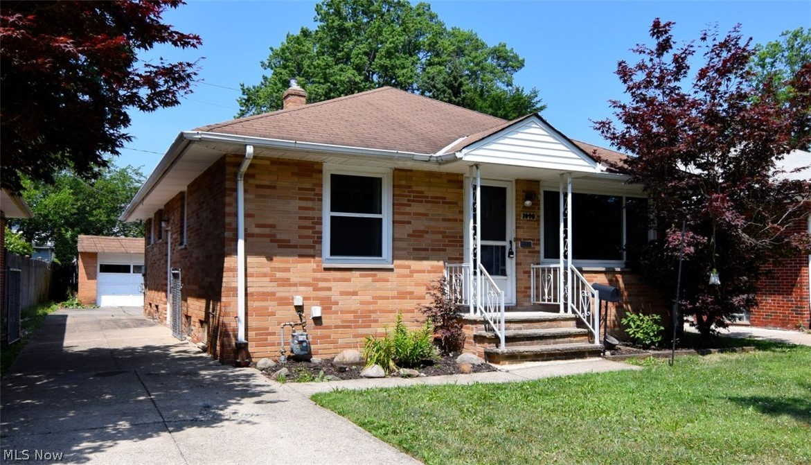 Who needs CENTRAL AIR right now?? Brick Ranch in South Euclid w/ 3 bedrooms, 2 full baths & huge partially finished basement. NEW Furnace & A/C (2024) and NEW windows (2022) make this home cozy in Summer AND Winter!  This home is filled w/ natural light, creating a warm, welcoming spot to relax & entertain. The living room features gleaming hardwood floors and a big picture window, so much room for all of your furniture! Virtually-staged with just one design idea, make it yours! The kitchen has a flexible layout and updated appliances, including new dishwasher (2025). Room to add more cabinets or an eat-in table. The adjacent dining area is nice & bright with a look-through feature to the kitchen. All bedrooms are located on the first floor, offering easy accessibility and flexibility—whether you need a guest room, office, or hobby space. Full bath has an updated vanity & plenty of room with a shower/tub combo! The large basement is partially finished and provides ample room as a a rec room, home office, or playroom. It also has a full bath and comes w/ front loading washer & dryer. Move in ready! Easy commute to Cleveland Clinic, UH, CWRU, and University Circle. Plenty of shopping nearby with Giant Eagle and Costco just down Mayfield and much more!