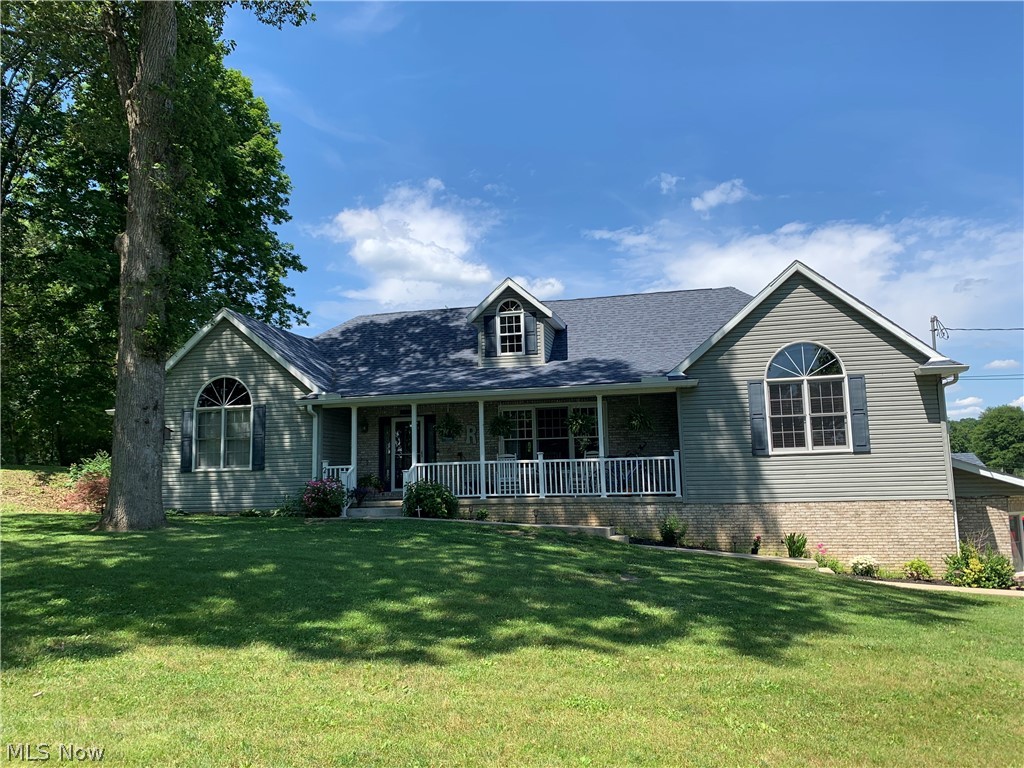 Here it is. A five bedroom, three bath, two full kitchen home located in the Tri-Valley School District. This home sets on two acres of sprawling yard to accommodate large gatherings and events or just enjoy all to yourself. The main level is finely finished with a great room that eels like your staying in a cabin in the country. The great room has a fantastic stone gas fireplace to give a nice cozy feeling with real flames. The master suite is larger than life with a sizeable walking in closet, large master bath with walk in tile shower and separate corner tub. This home offers two more gas stone fireplaces on the main floor and basement. The basement is set up as an additional independent living space with two bedrooms and a second full kitchen. There is ample storage areas in the basement and out back under the home. This home is modern, its large, and its ready to move into. Call today.