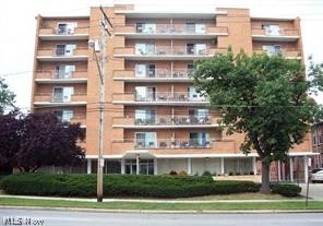 Cozy one bedroom condo available in much desired Kirtland House in central Lakewood! Spacious master, completely updated kitchen and bath! Neutral colors and decor!  Sixth floor unit with balcony offering great views of Lake Erie and downtown Lakewood!  Amenities include pool and party room.  Low HOA fee covers gas, heat, water, sewer, and trash.  These condos do not come available very often, call today to schedule your private tour!
