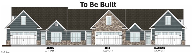 The Abbey plan is designed to maximize its 1707 sq. ft. of main floor living space. It has all of the features you would expect to find in an up to date floor plan. An open concept Great Room with fireplace and beamed ceiling and access to outdoor space, a traditional Dining Area and an open Kitchen. The Kitchen includes space for casual dining with a bay window and bar seating. The split bedroom plan provides for maximum privacy for the Master Suite and the Second/Guest Bedroom area. The Master Suite features a Private Bath with tiled shower and a walk-in closet. The Second Bedroom located off the foyer also features a walk-in closet and access to a second full bath. The Laundry Room adds additional storage space with a walk-in closet. Standard in the Abbey plan is a staircase located off the foyer accessing an upper level bonus area that can be finished if you choose. Hawks Nest Crossing is entering the Final Phase. If you’ve been thinking about simplifying without giving up space, now is the time. Close to shopping, dining, parks, and everything Jackson Township has to offer. Limited units available — we’ll soon be sold out.