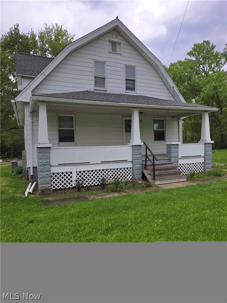 This classic bungalow has ample space and loads of potential to offer with some TLC. The covered front porch is a great space to relax and unwind. Inside you will find a generously sized living room, dining area, open eat-in kitchen and a bonus room/bedroom. There are 2 bedrooms on the 2nd level as well as a full bathroom. There's a rear closed in porch and room for added storage. The basement has open storage, laundry facilities and 2 cold storage rooms with updated furnace and water tank. The large backyard is an open slate for you to create your special oasis. Schedule your showing today!