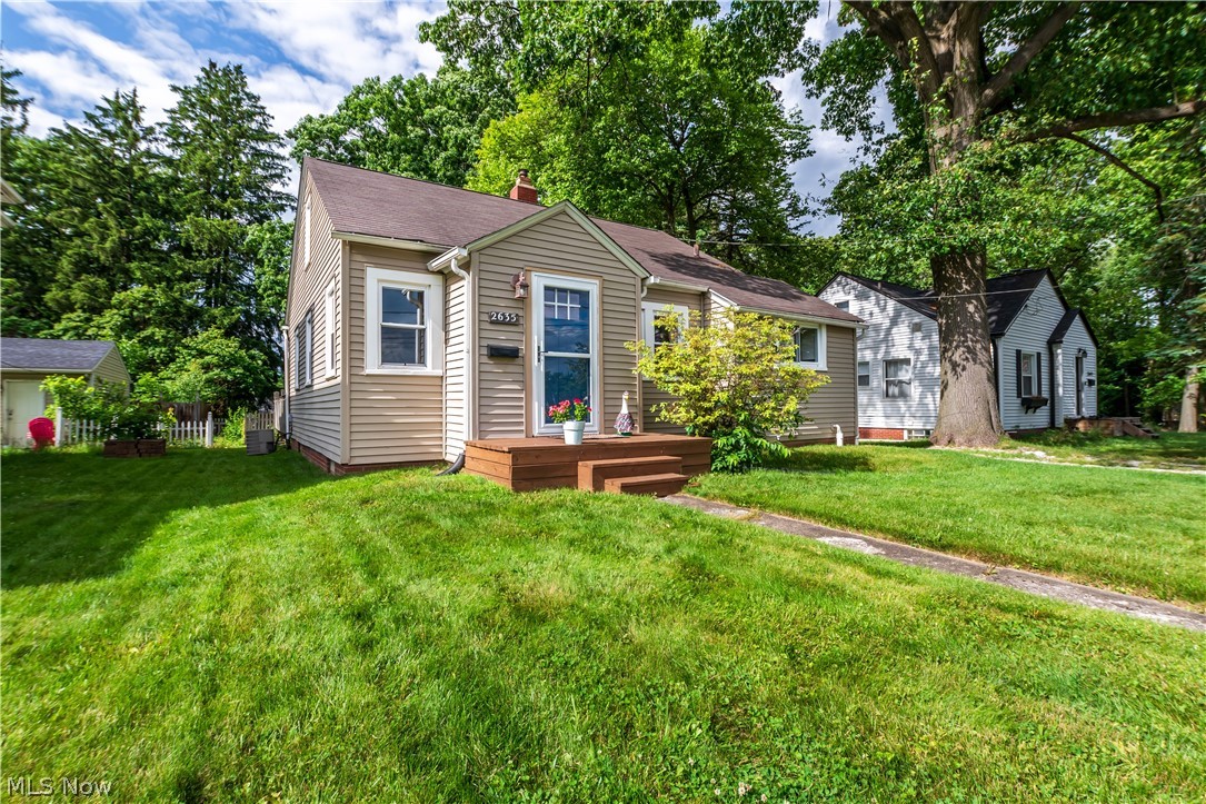 Welcome to 2635 Paxton Ave! This charming Cape Cod style home in Ellet offers three bedrooms, two full bathrooms, and 1264 sqft of living space. With two bedrooms and a bathroom on the main level, plus a large bedroom upstairs and a full bathroom downstairs, there's plenty of room to spread out. Enjoy the partially finished basement and the large back porch overlooking the lovely backyard, firepit, and garden, perfect for entertaining. The property also features a two-car detached garage on an almost quarter-acre lot. Don't miss out on this delightful home offering comfort, convenience, and character!